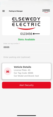 Elsewedy Parking iPhone screenshot