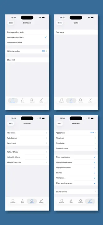 Chess - tChess Lite screenshot 2