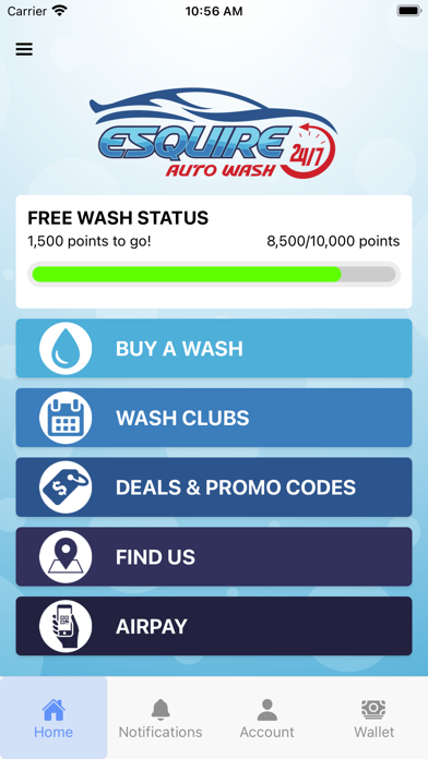 Esquire 24/7 Auto Wash Screenshot