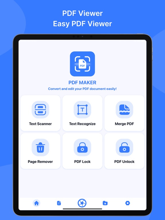 PDF Viewer: Easy PDF Viewer iPad screenshot 1 - Utilities app