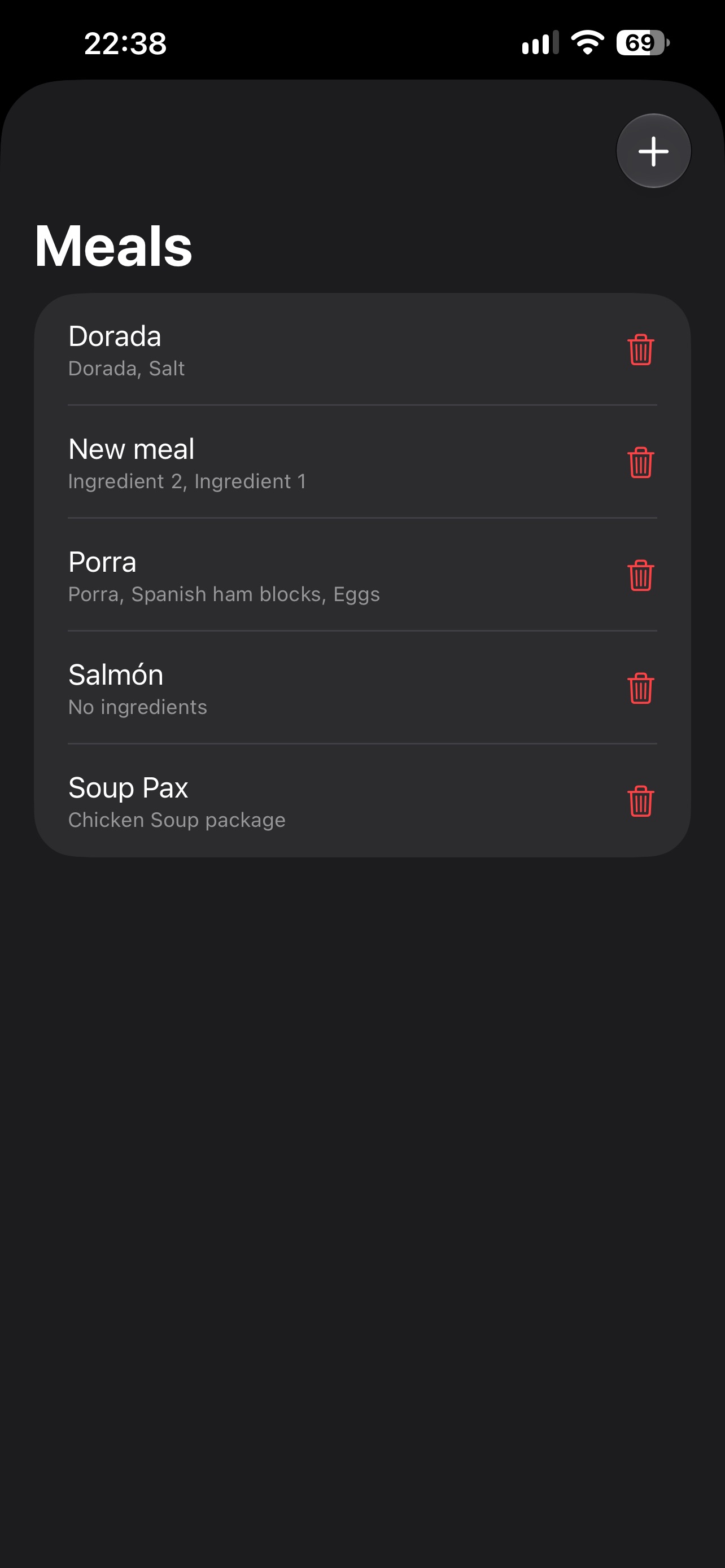 Screenshot 2 of MealListPrep