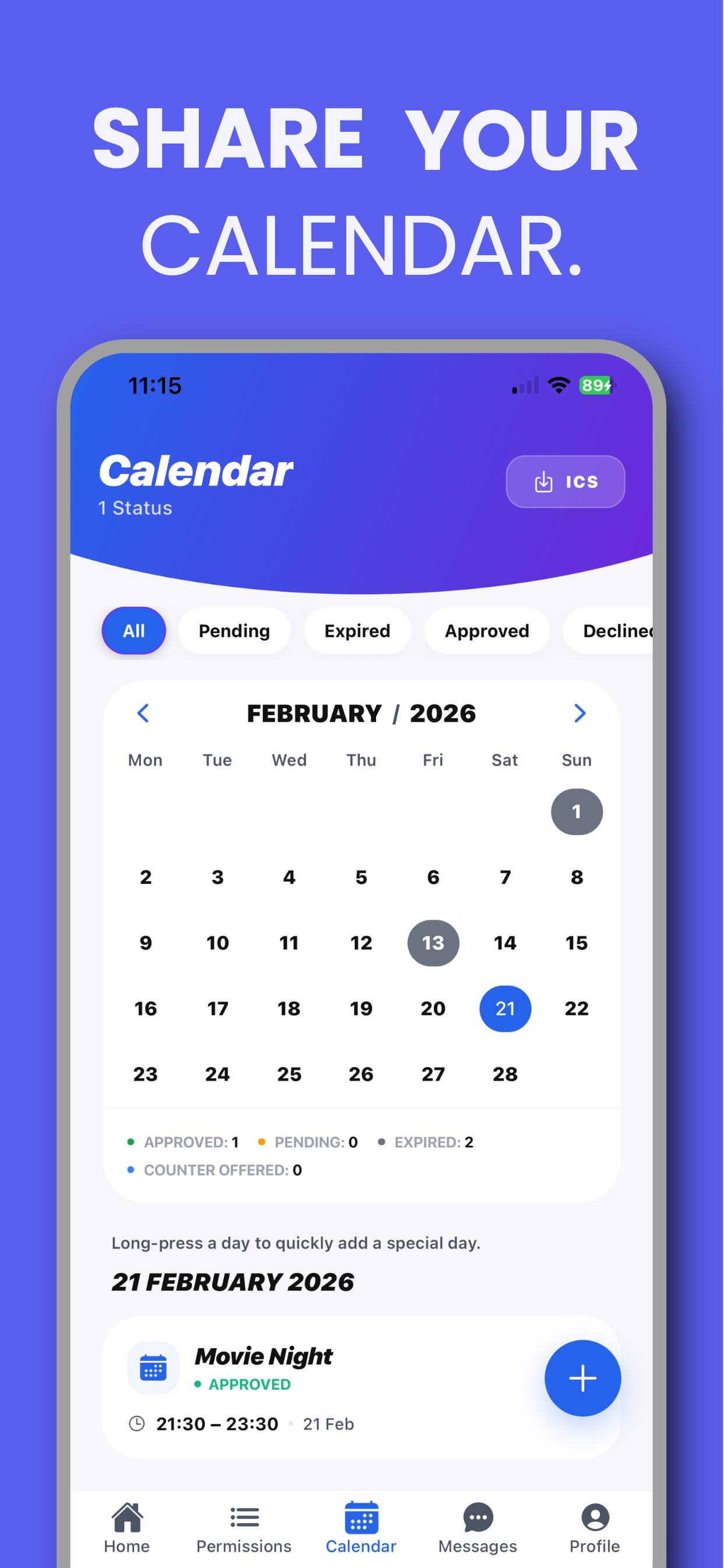 Sesepe – Shared Planner