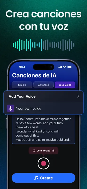 Shoom・Creador de música con IA screenshot 1 of 7