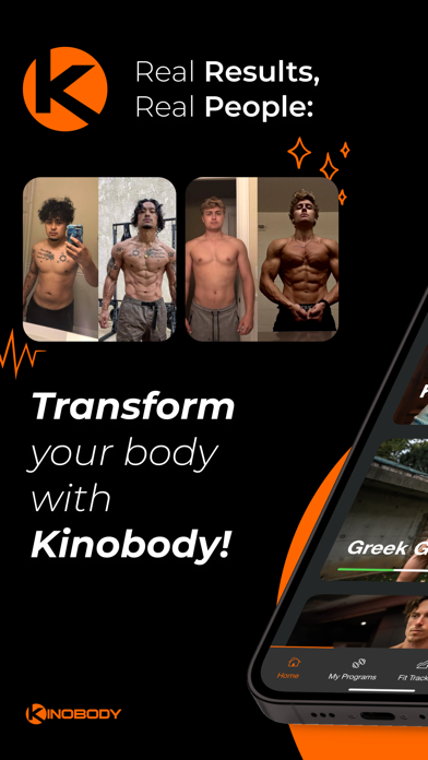 Kinobody Fitness iPhone screenshot 1 - Health & Fitness app