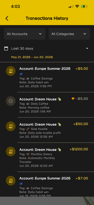 DashSave - Saving Goal Tracker Screenshot 2 of 10