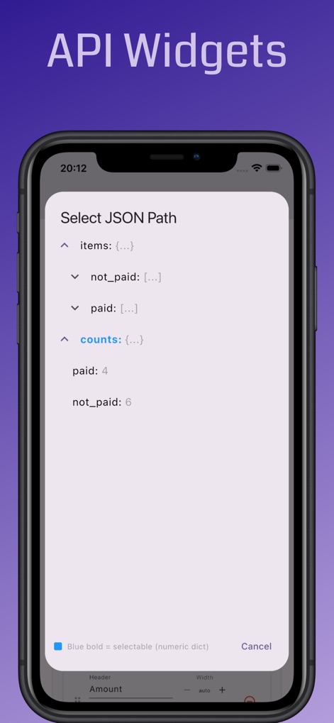 API Widgets - Developer Tools App | MWM