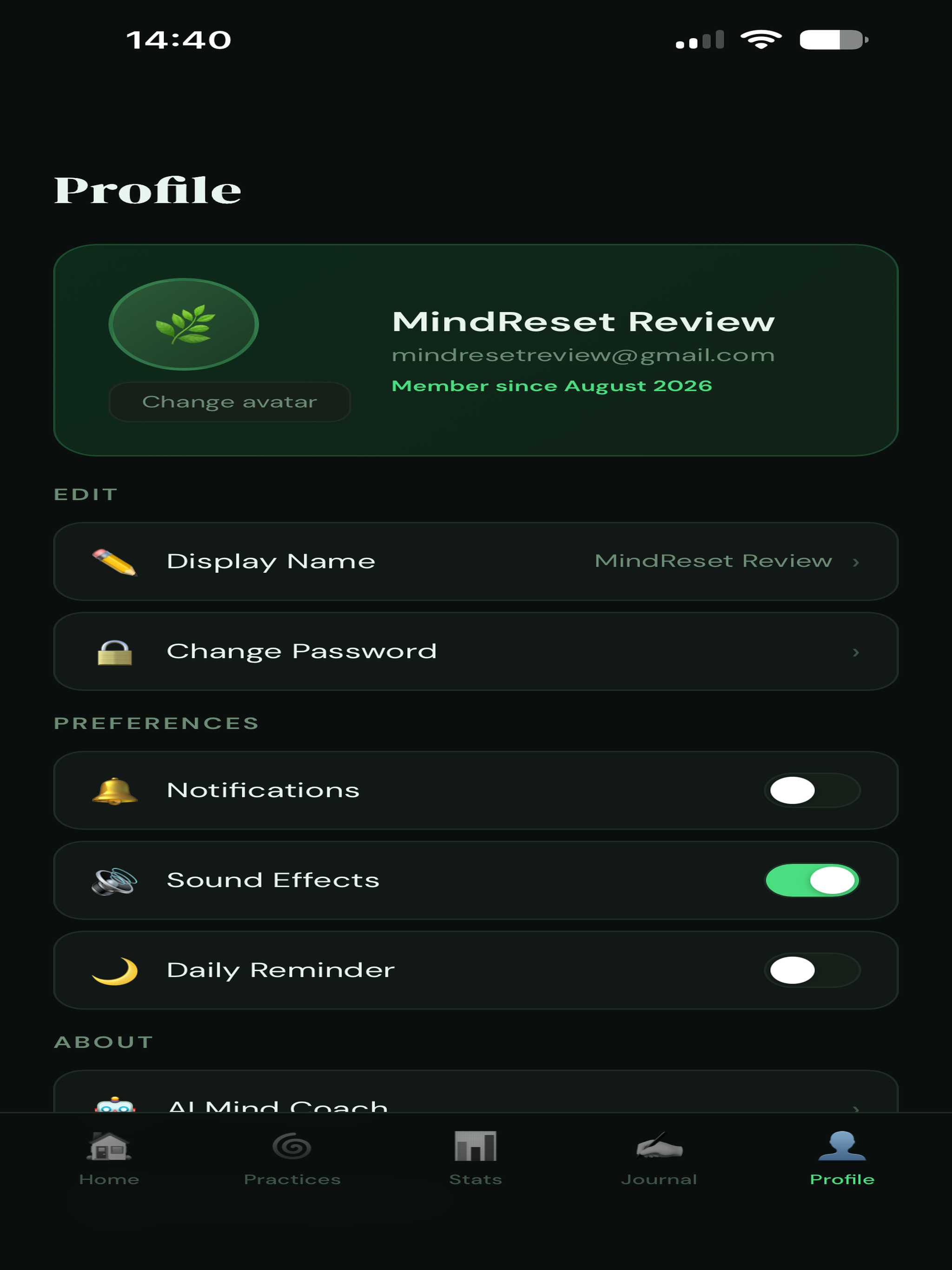 MindReset AI screenshot 13
