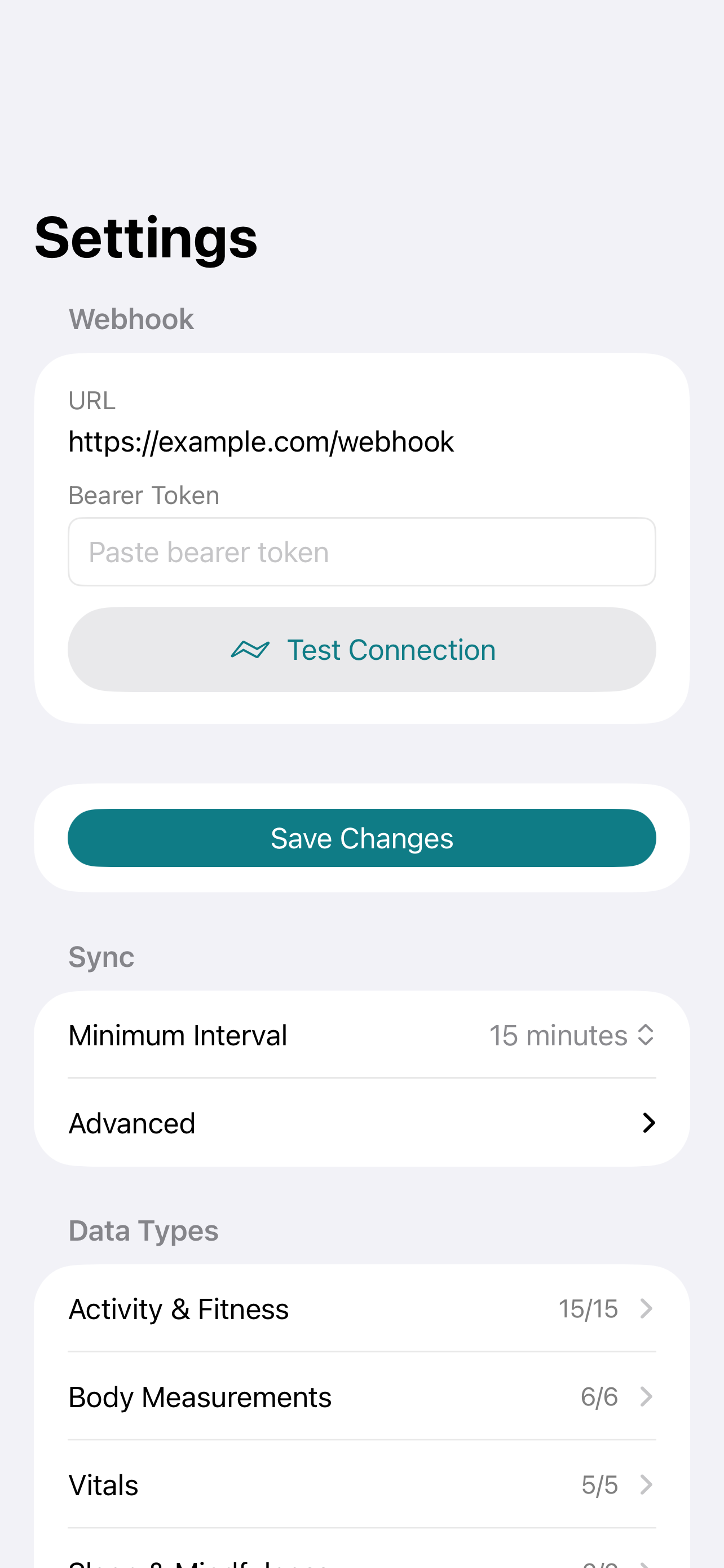 Conduit Health Sync screenshot 6