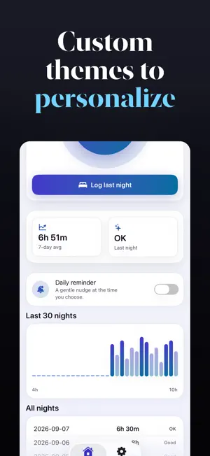Sleep Log - Hours & Quality screenshot 4