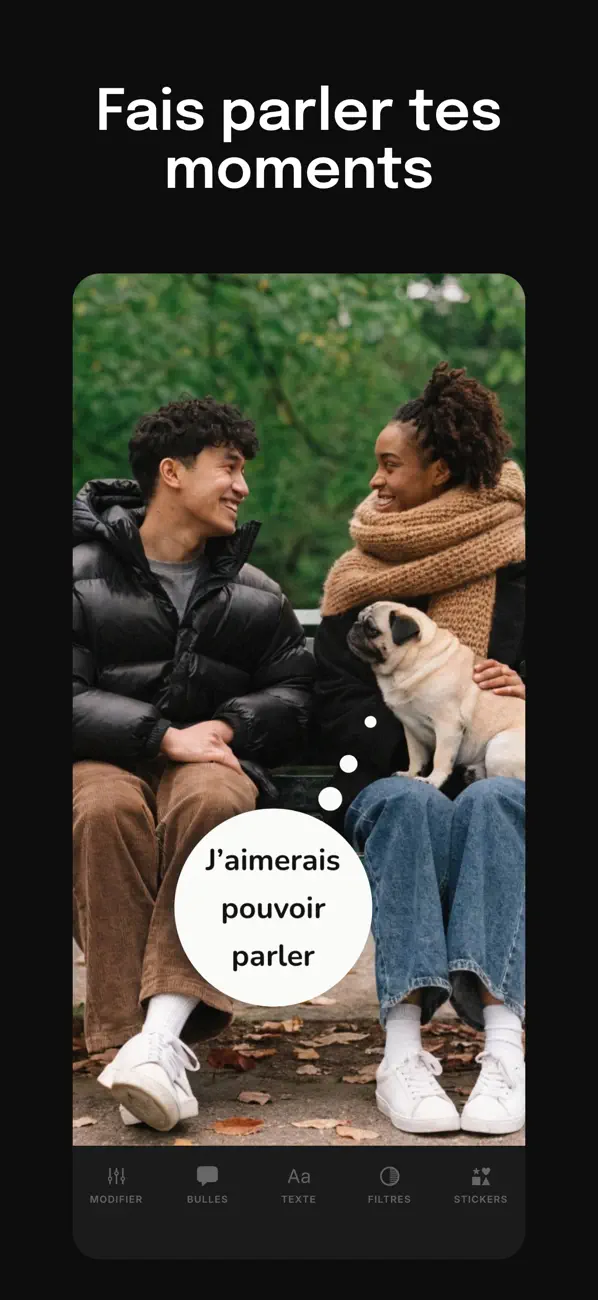 Screenshot #1 pour Bubbled - Bulles de Texte