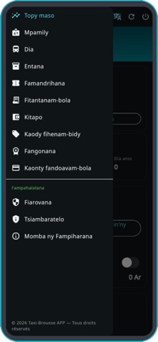 Taxi-Brousse APP screenshot