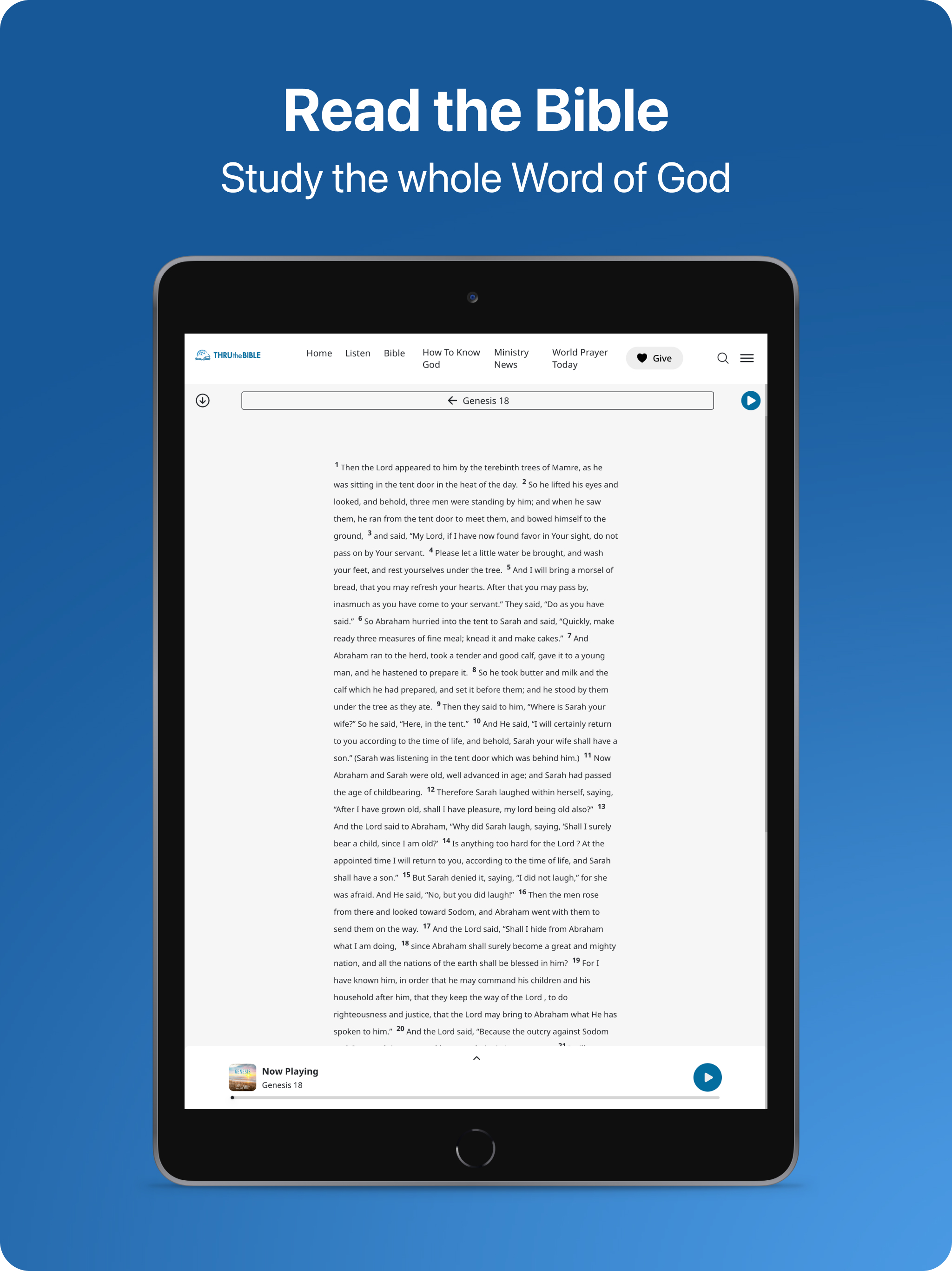 THRU the BIBLE: Audio Study