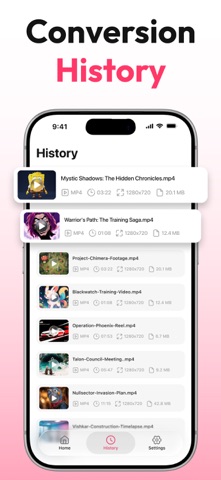 Video Converter − MP4 to Mp3 iPhone screenshot