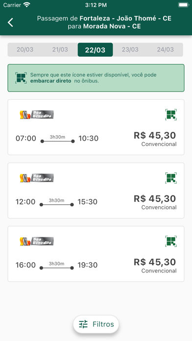 Viação São Benedito Screenshot