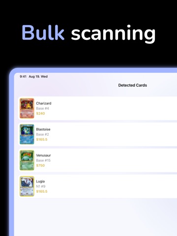 Card Price Scanner - Pulldex iPad screenshot