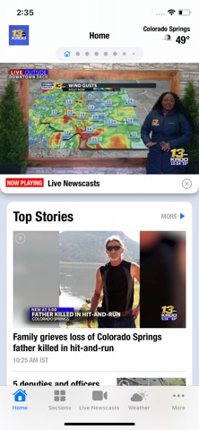 KRDO 13 Colorado Springs News iPhone screenshot