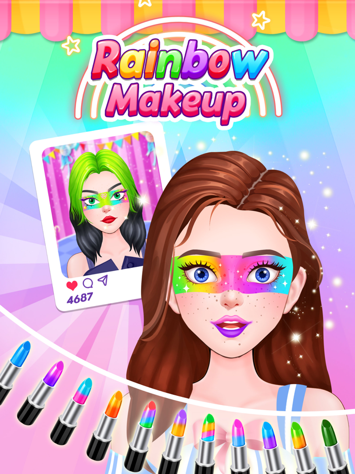 Rainbow Makeup