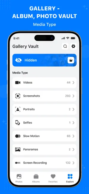 Gallery - Album, Photo Vault screenshot 3