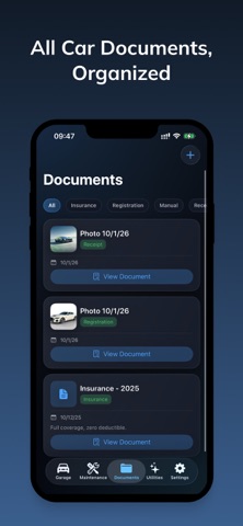 Vehicle Maintenance & Tracker iPhone screenshot