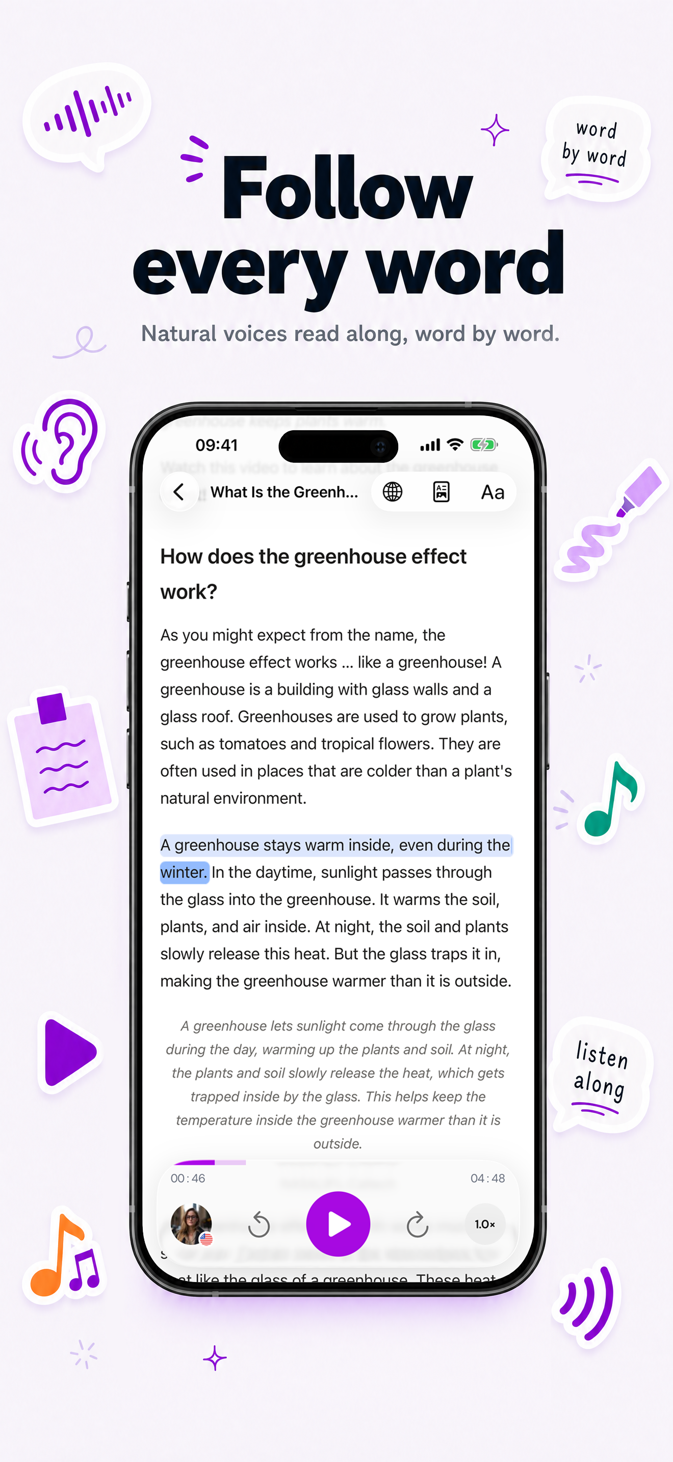 Mote - Read Aloud & Writer screenshot 3
