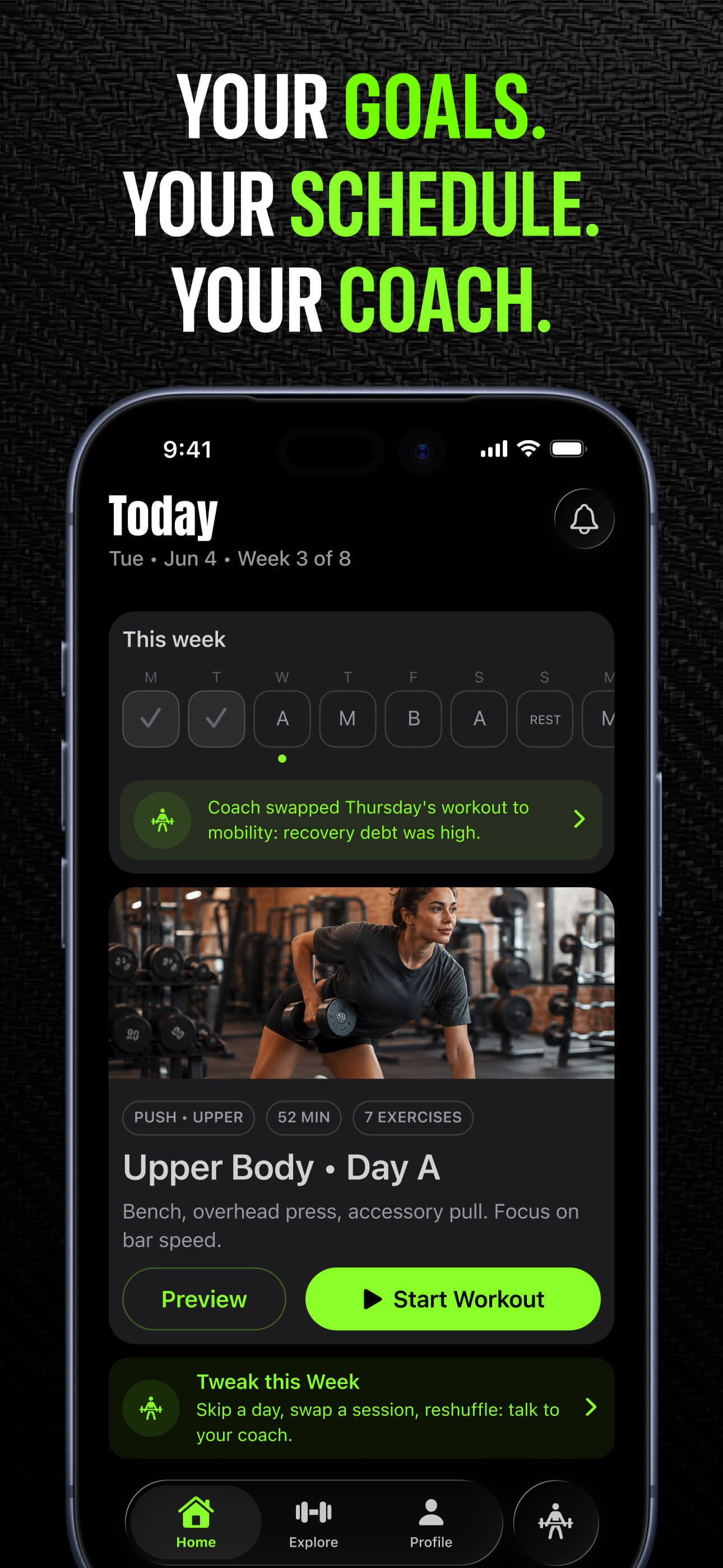 Tonn: Workout Coach & Tracker screenshot 2