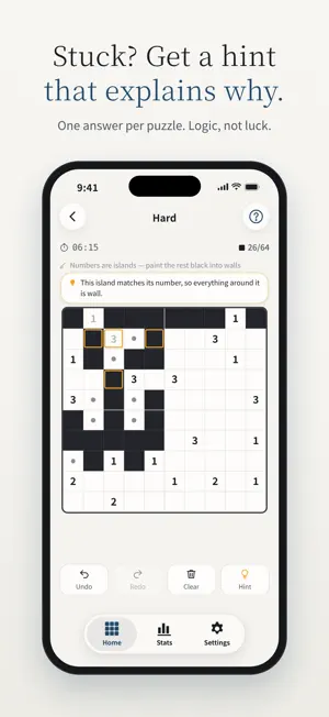 Japanese NURIKABE Puzzle screenshot 3