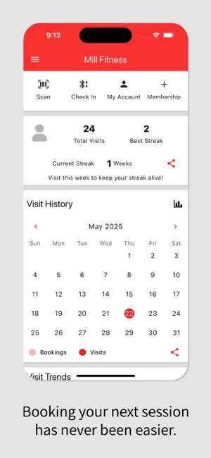 Mill Fitness screenshot 2