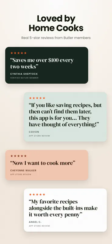 Butler: Recipes & Meal Planner screenshot 2 of 9