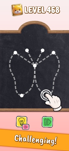 One Line: Drawing Chalkboard iPhone screenshot