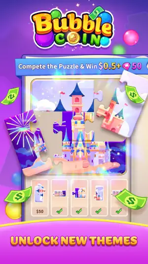 Bubble Coin: Win Real Cash screenshot 1