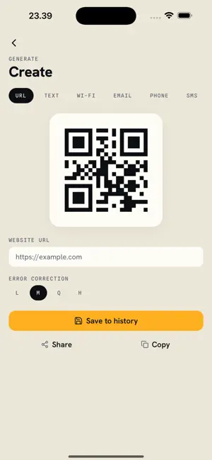 ExaQR: QR Scanner & Generator screenshot 3