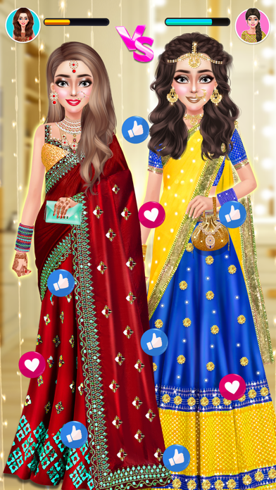 Indian Bridal Dress Up- Makeup Screenshot