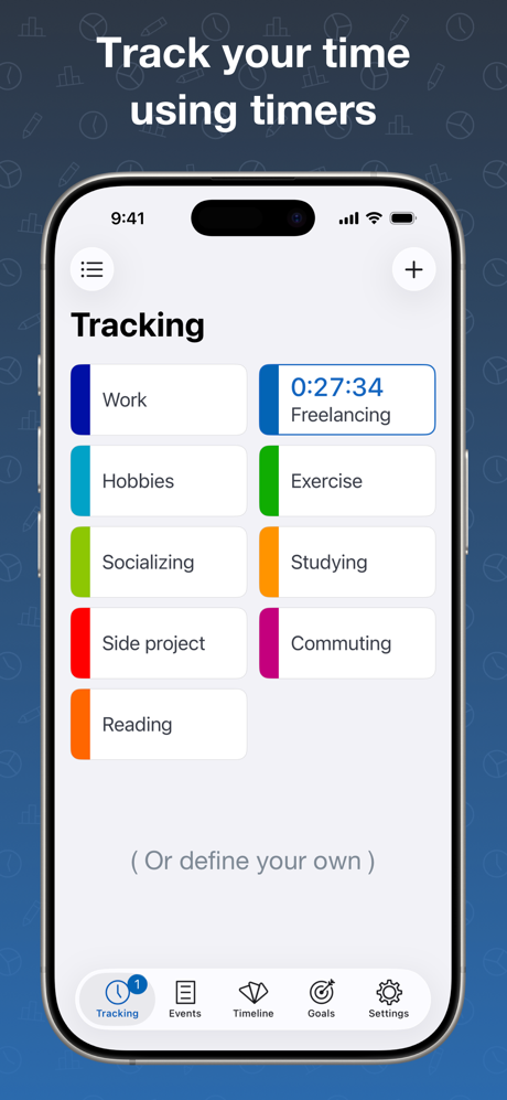 Timelines Time Tracking screenshot 1