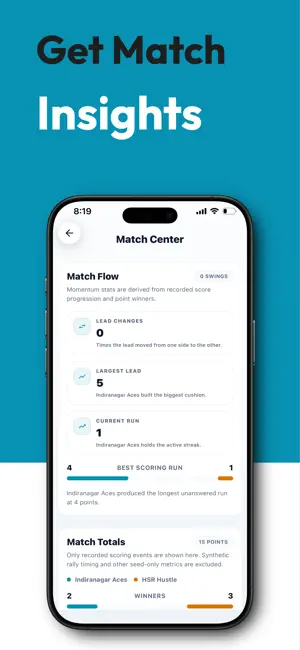 SportPulse Badminton screenshot 3
