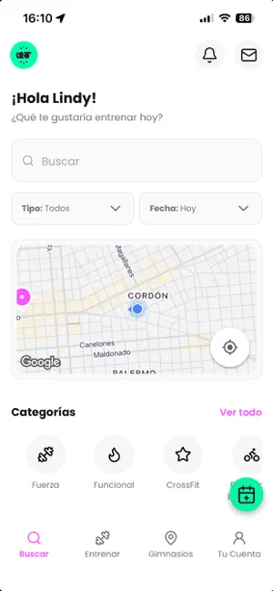 gymbro - Elegí tu Entrenador screenshot 1