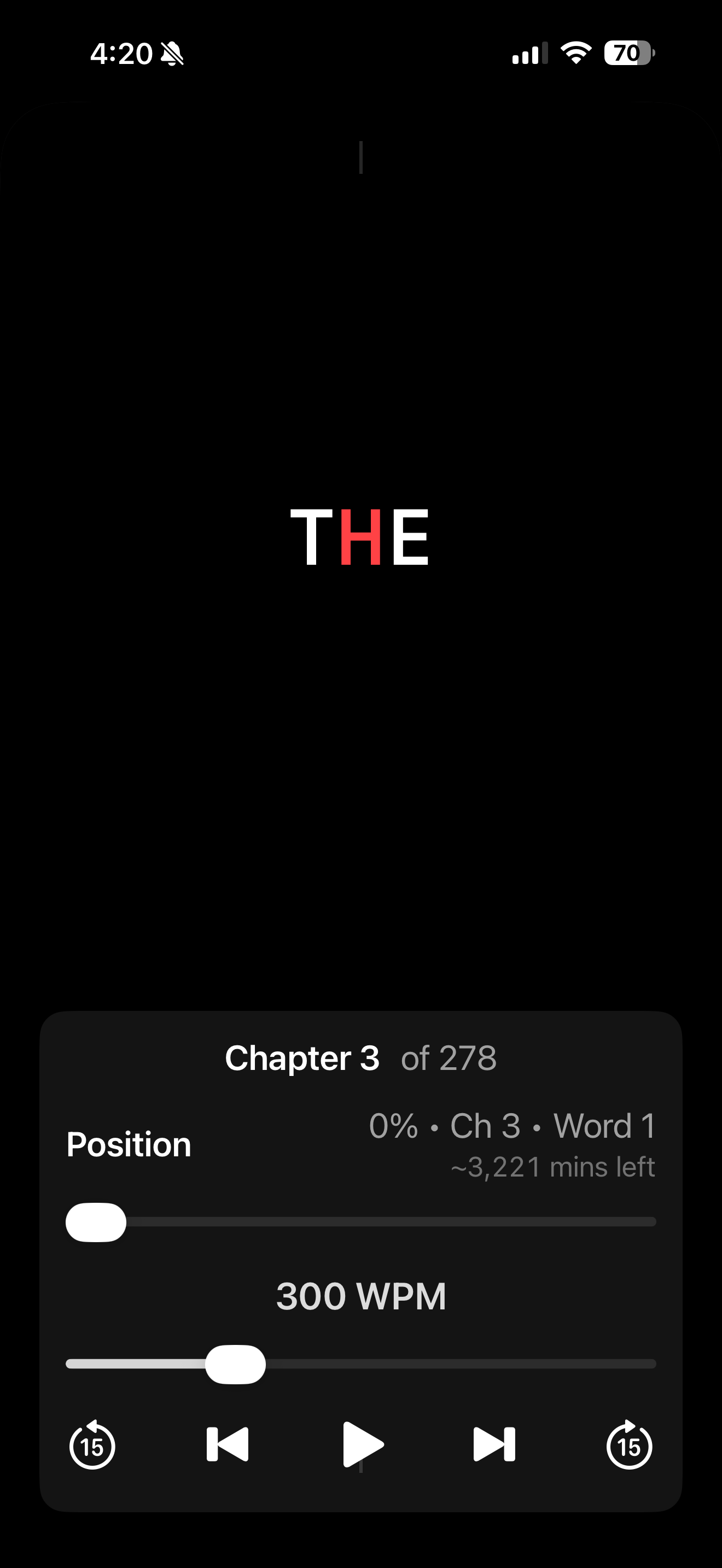 Speed Reader - RSVP Reading screenshot 3
