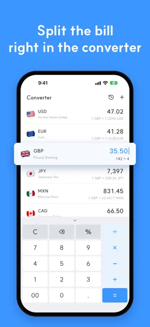 Currency Converter: Trip Calc screenshot 4