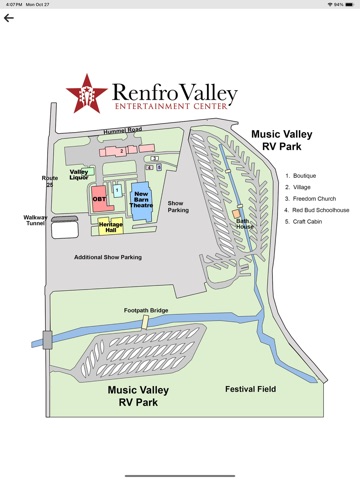 Renfro Valley iPad screenshot