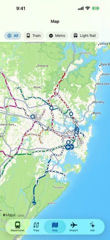 Sydline iPhone screenshot