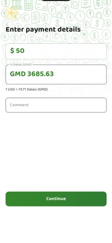ASM Money Transfer screenshot
