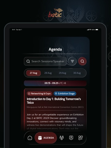 BATIC iPad screenshot