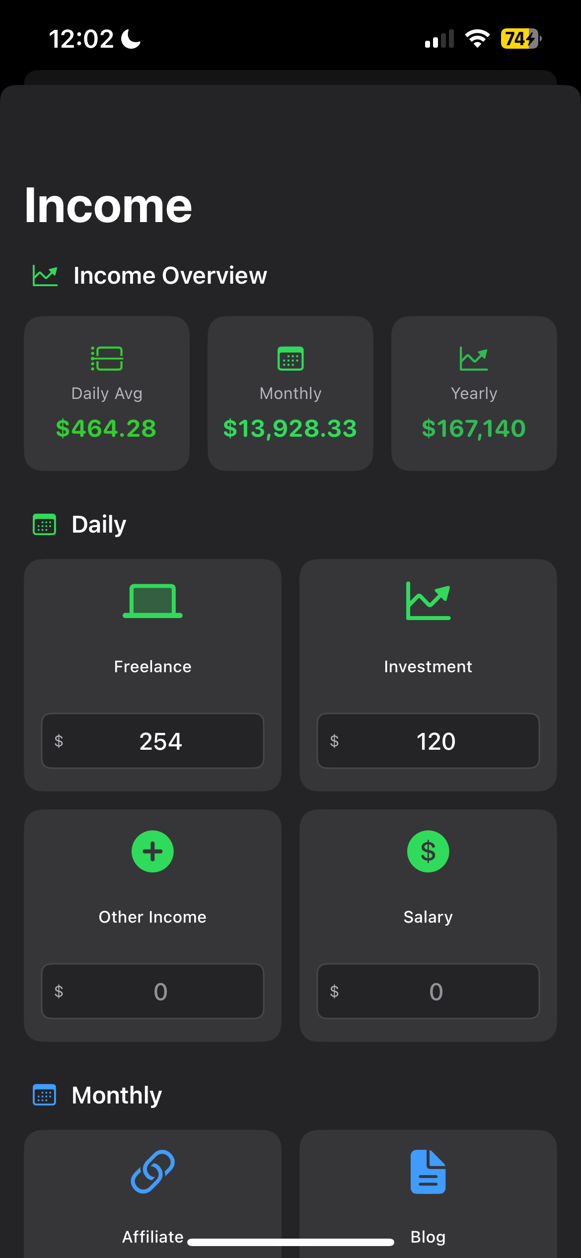 BudgetMeter screenshot 2