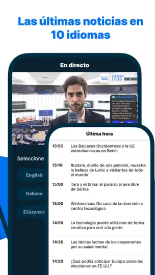 Captura de pantalla de Euronews - Noticias En Directo en iPhone 2