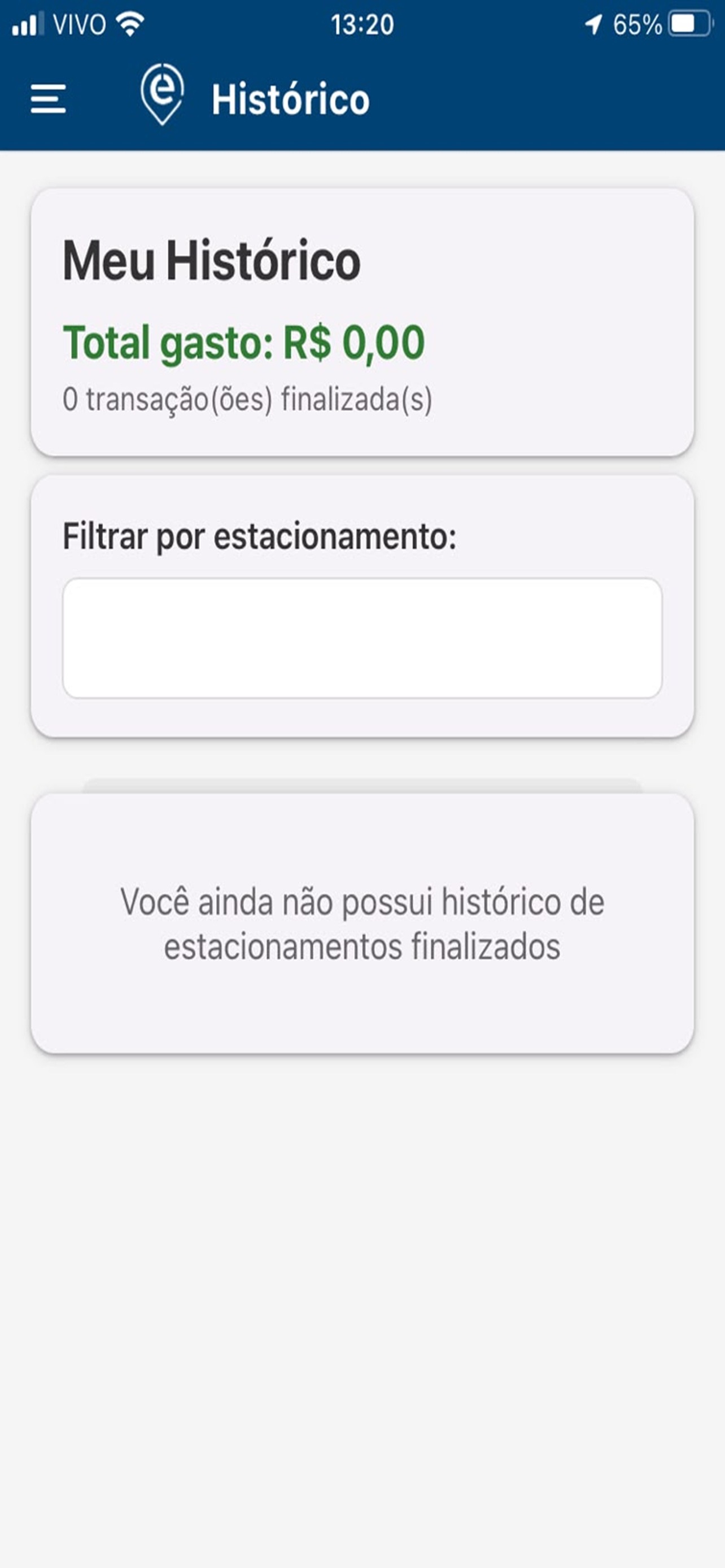 Screenshot 4 of Estacionaqui App