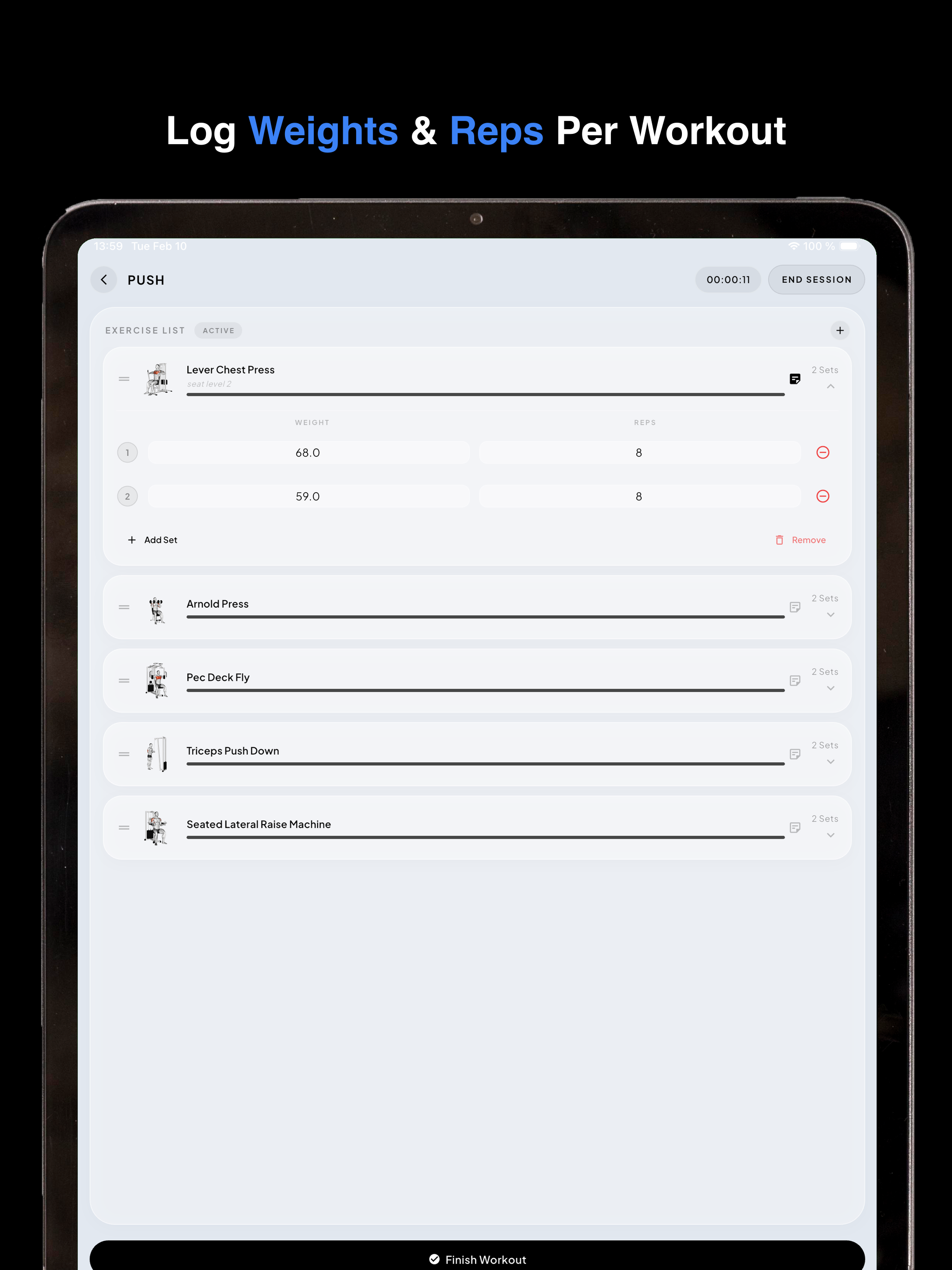 GymWell - Workout Tracker