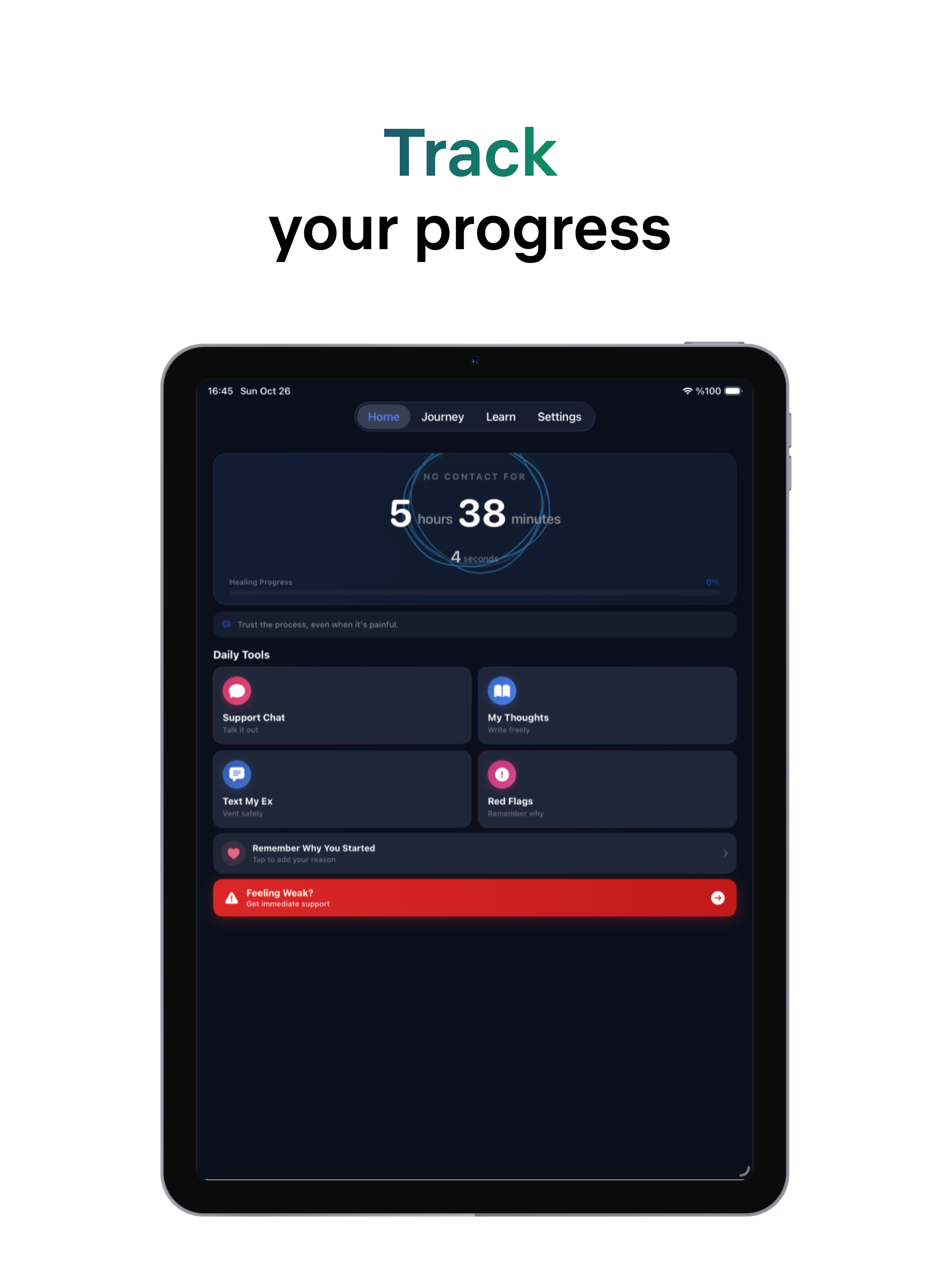 No Contact Tracker: Support AI