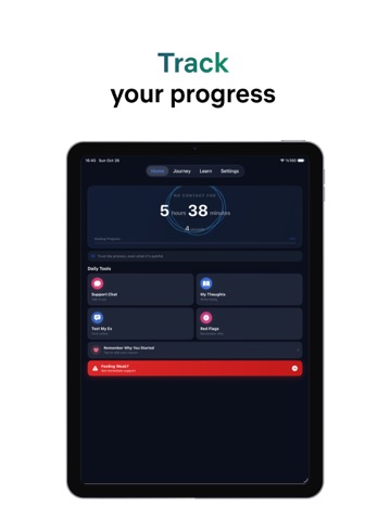 No Contact Tracker: Support AI iPad screenshot
