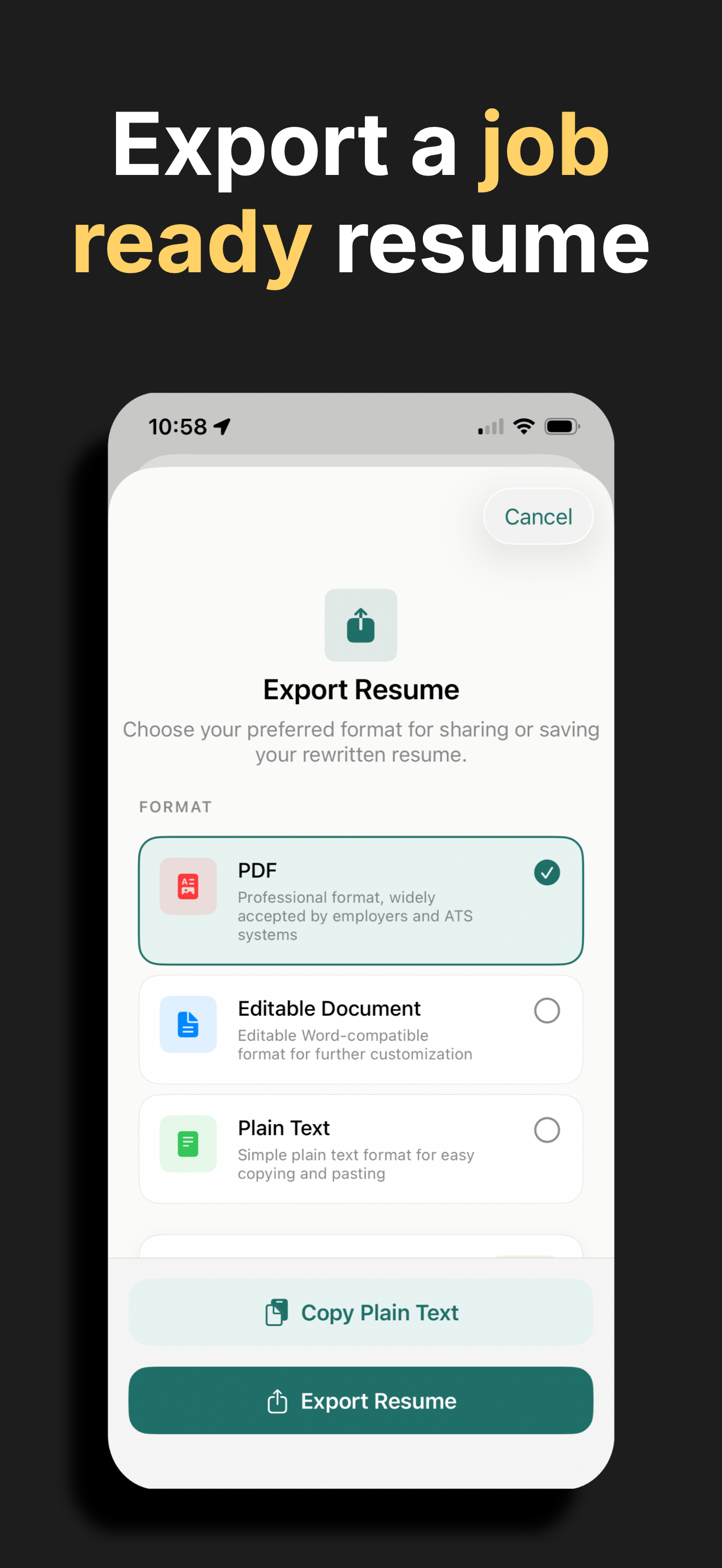 AI Resume Tailor