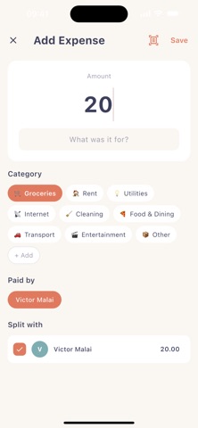 HomeSplit: Shared Expenses screenshot