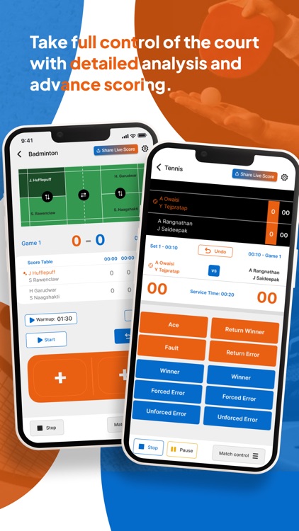 Racquet Heroes - Score & Share screenshot-3
